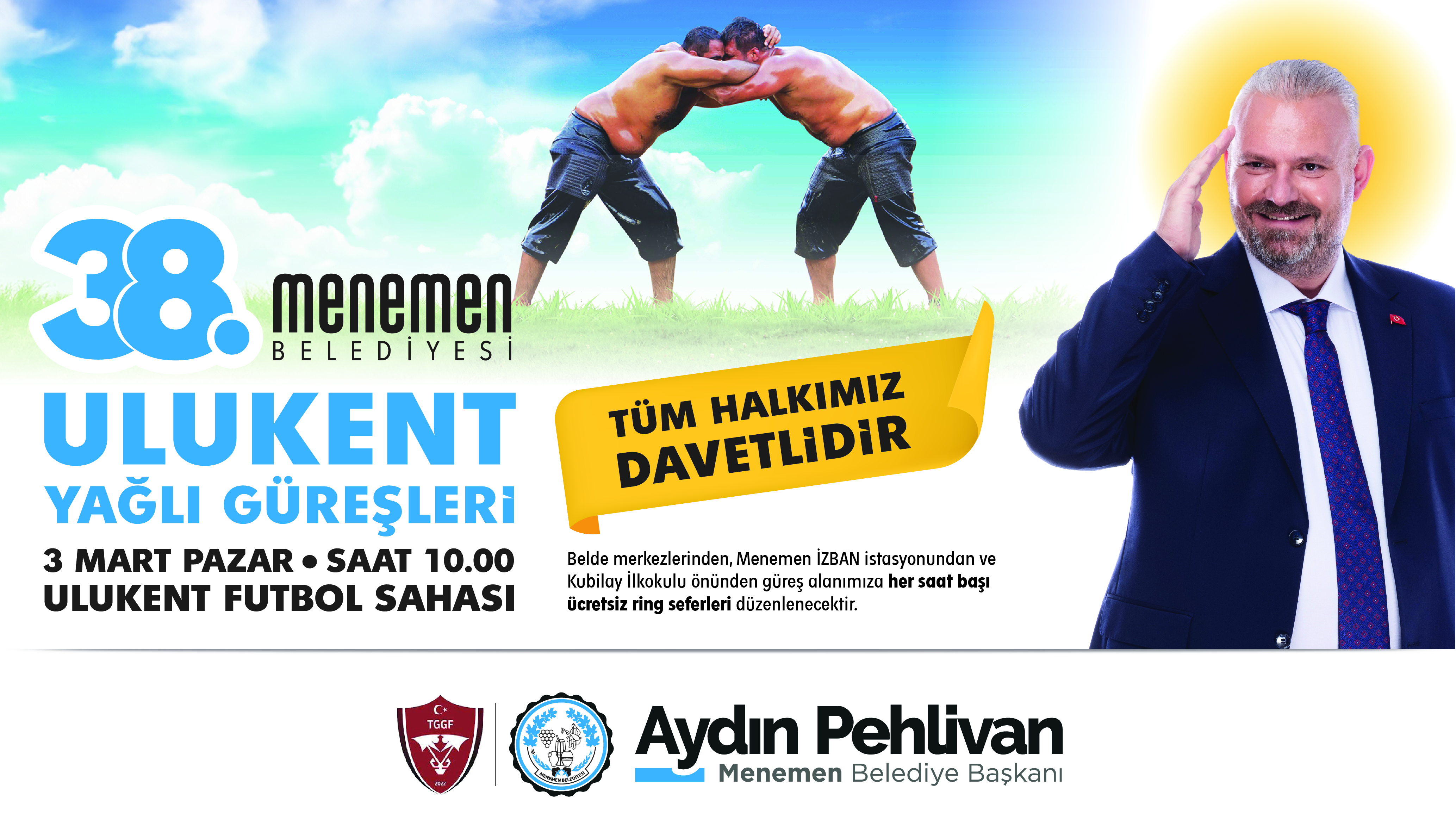 Başpehlivanlar Menemen'de yarışacak!