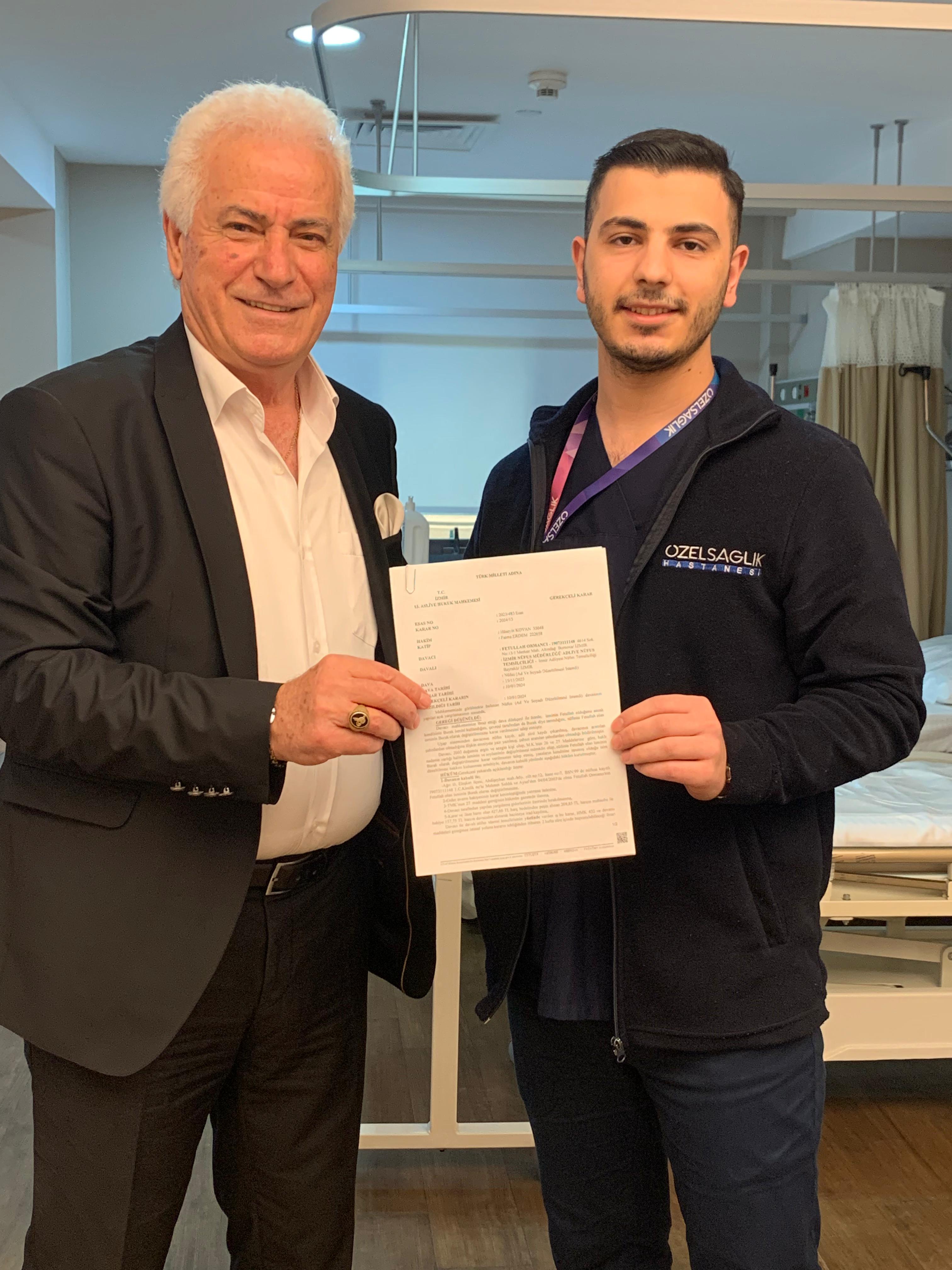 'Fethullah' ismini 'Burak' olarak değiştirdi