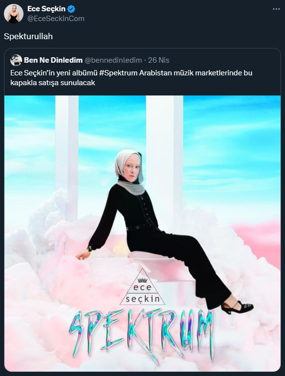 Ece Seçkin hakkında yapılan paylaşımlara yorumsuz kalamadı