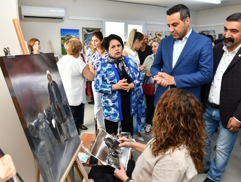 Çiğli Belediyesi Karma Resim Sergisi sanatseverlerle buluştu
