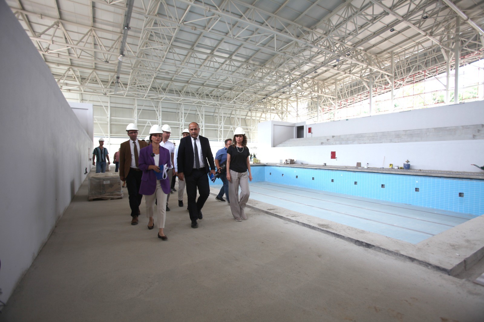 Başkan Kınay'dan Atatürk Gençlik Merkezine ziyaret: Bölgenin en büyük spor tesisi olacak