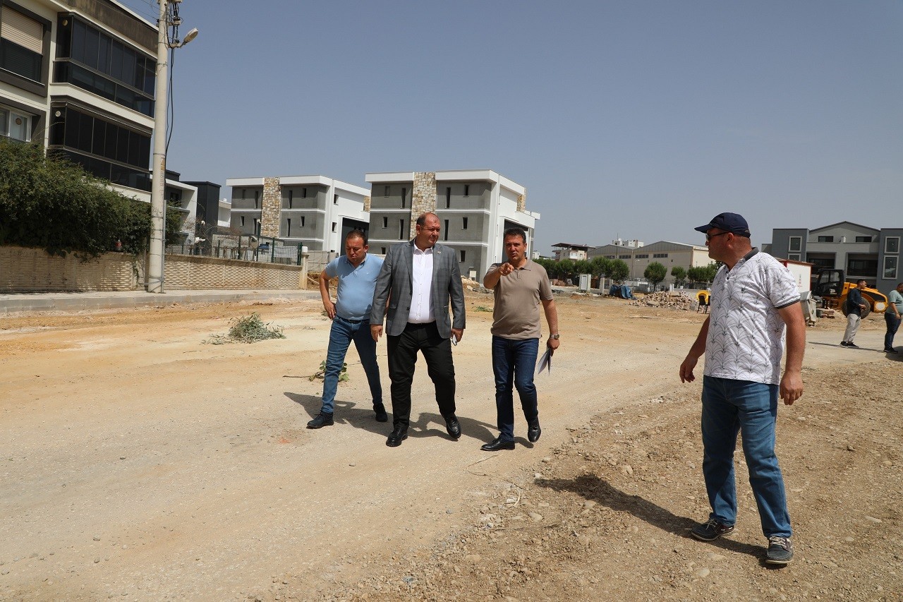 Başkan Çiçek Sahada Denetimde