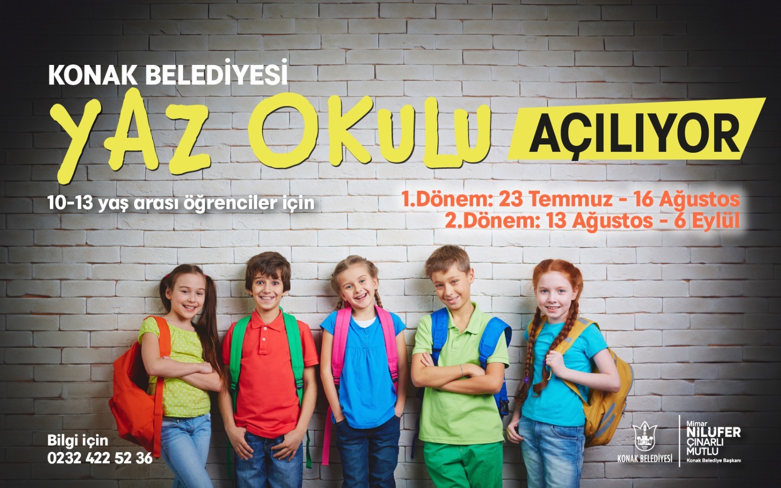 Konak Belediyesi’nden çocuklara bir müjde daha: Yaz Okullarına kayıtlar başladı