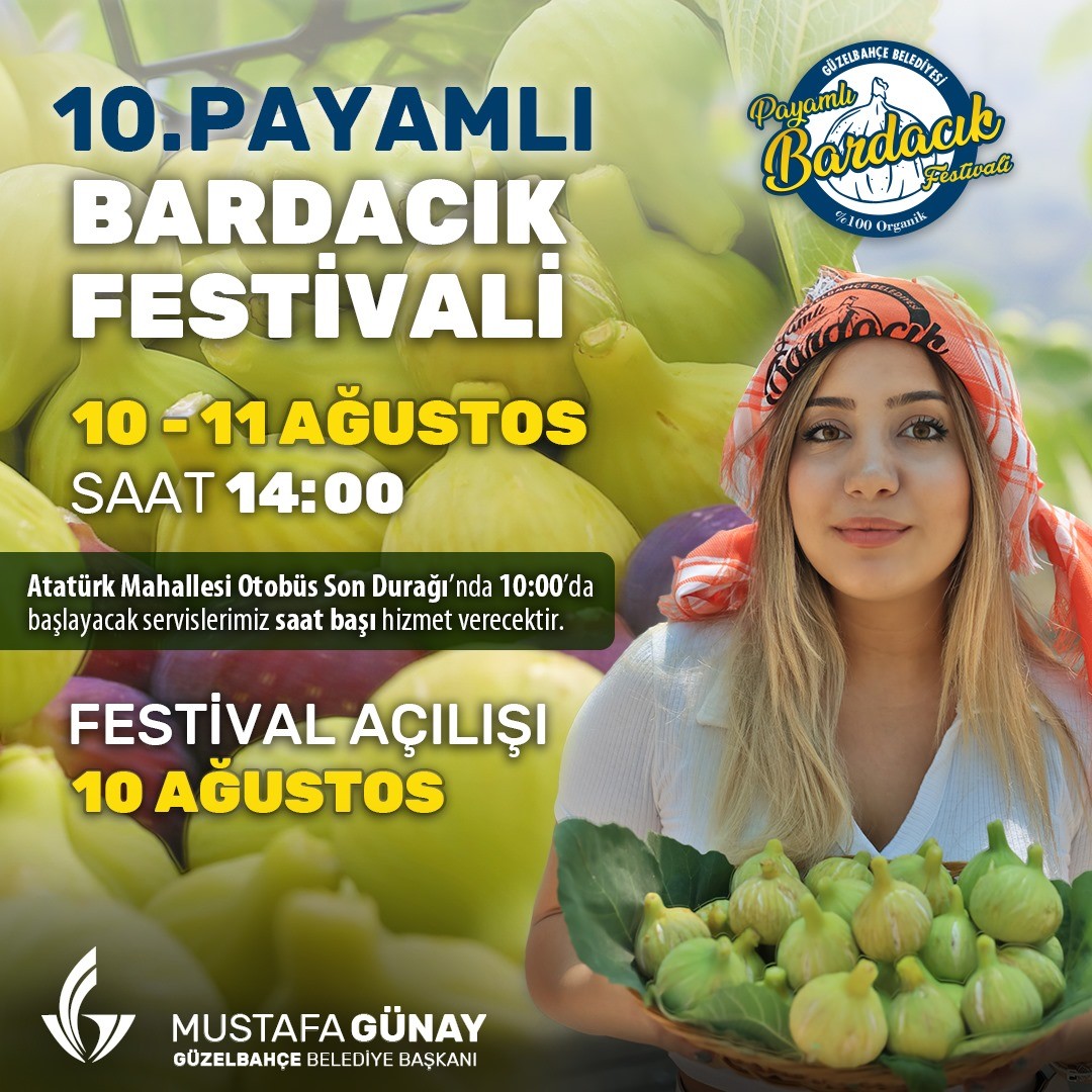 Güzelbahçe’de Bardacık Festivaline  Ünlü Akını