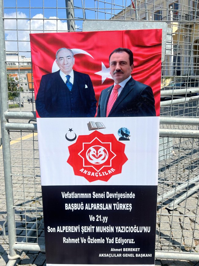 AKSAÇLILAR ÜLKE GENELİNDE BAŞBUĞ ALPARSLAN TÜRKEŞ VE ŞEHİT MUHSİN YAZICIOĞLU’NU YAD ETTİ…