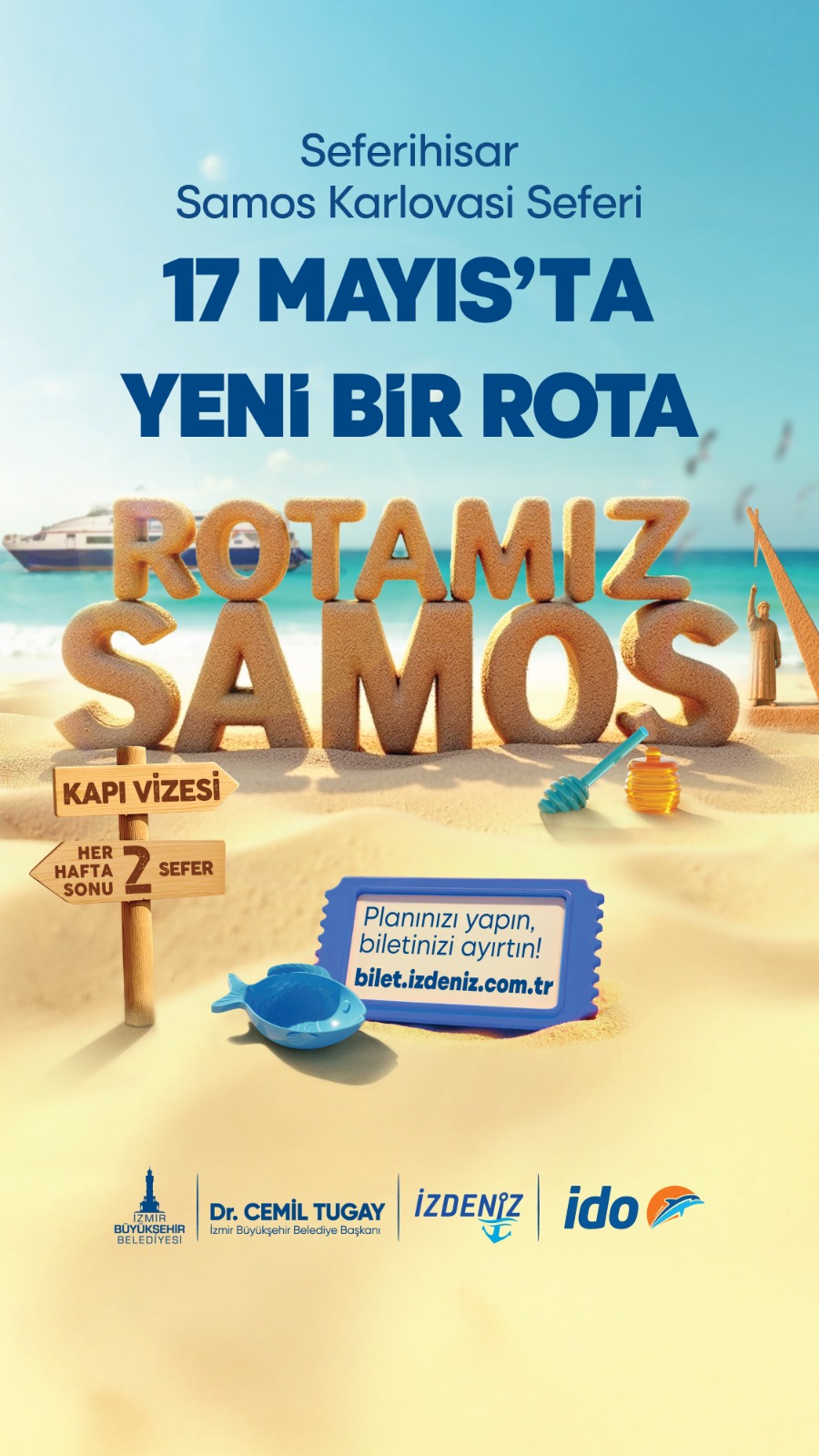 İZDENİZ’den İDO ile Samos Adası iş birliği