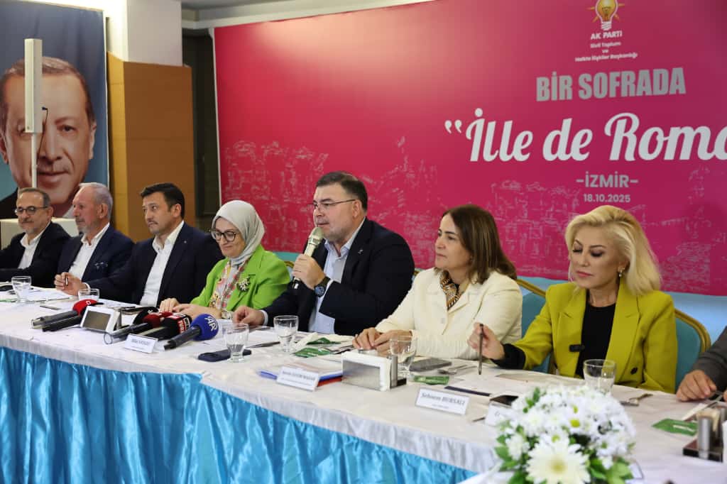 AK Parti’den İzmir’de, 'Bir Sofra'da İlle de Roman' buluşması!