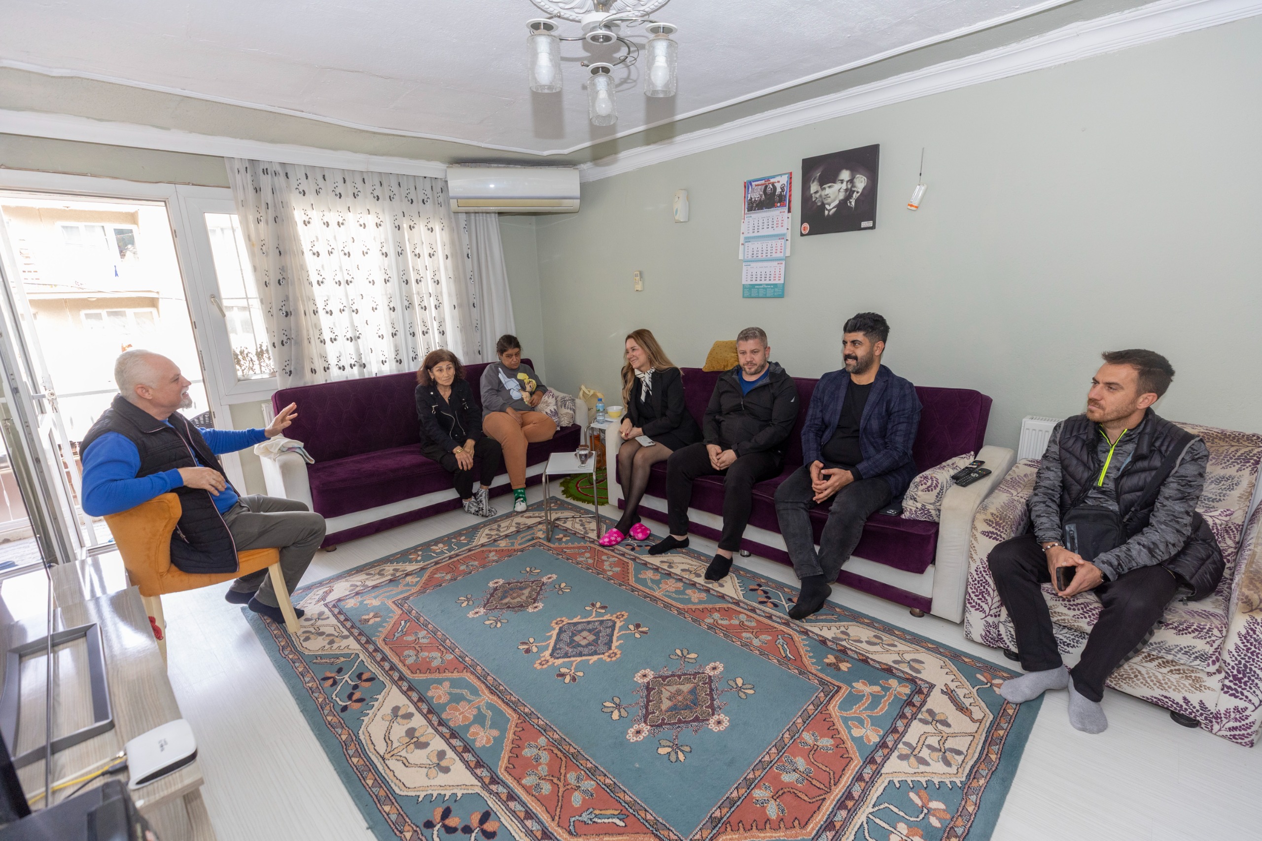 Ulubatlı’da ilk doğal gaz ateşi yandı