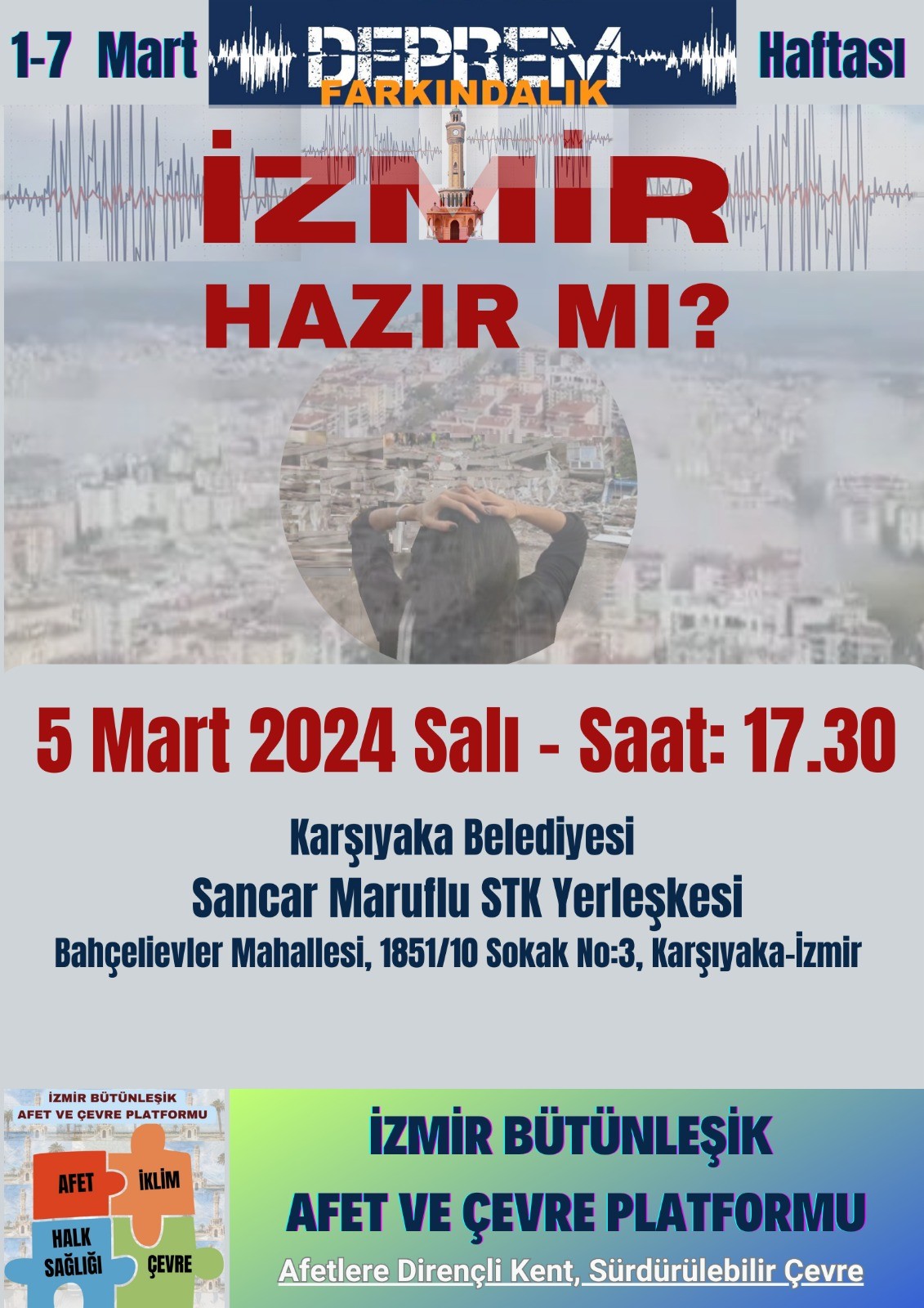 Tarihi Bir Dönüm Noktası: İzmir Bütünleşik Afet ve Çevre Platformu Kuruldu