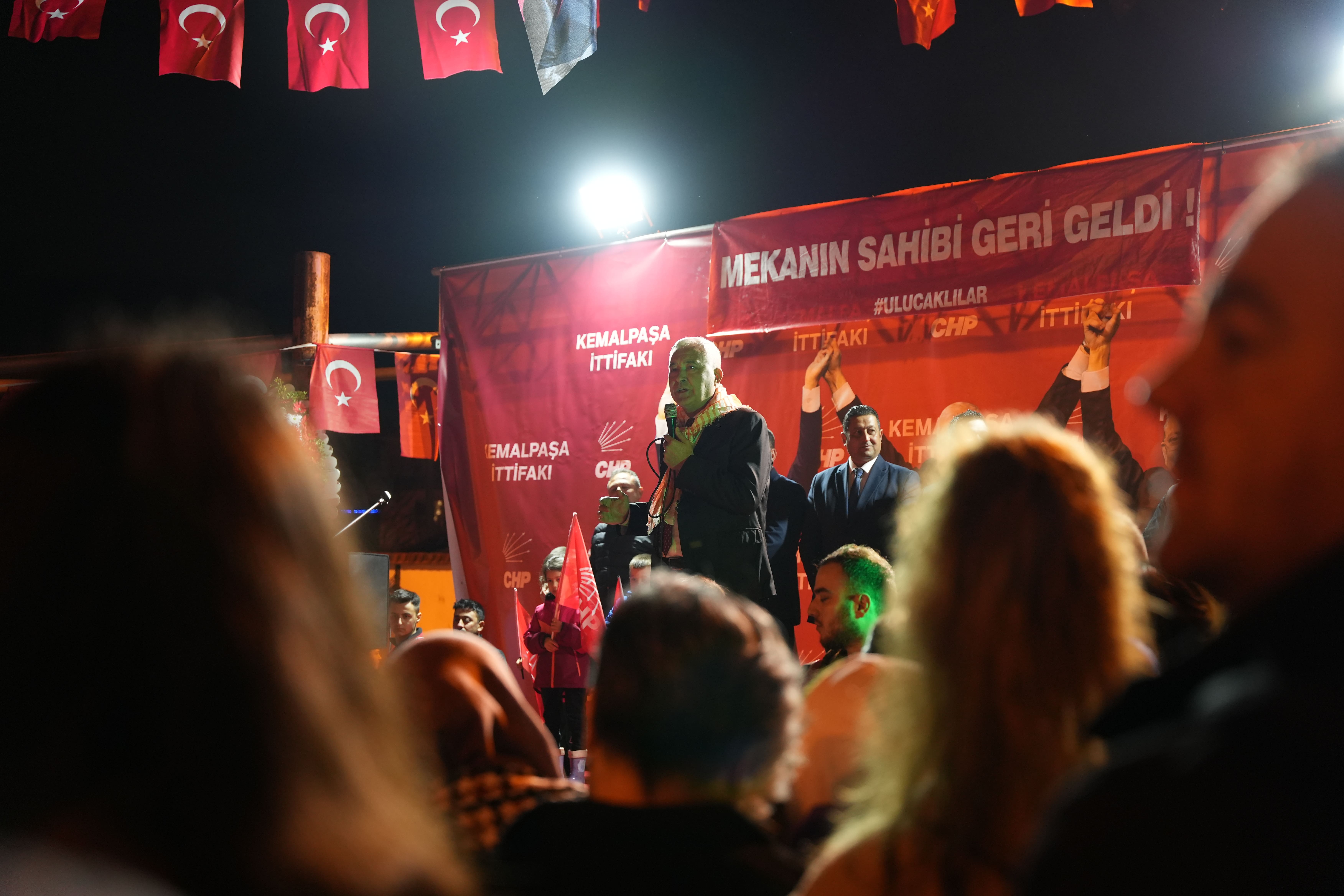 Ulucak'da Türkmen'e sevgi seli binlerce kişiyle SKM açılışı