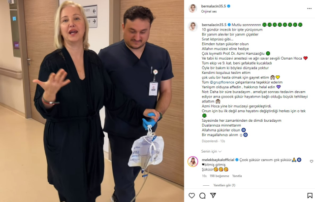 Ameliyatı 9 saat sürmüştü! Berna Laçin son durumu hakkında konuştu