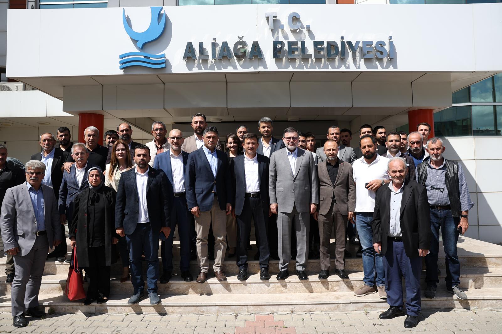 Hamza Dağ’dan Aliağa ve Menemen’e ziyaret