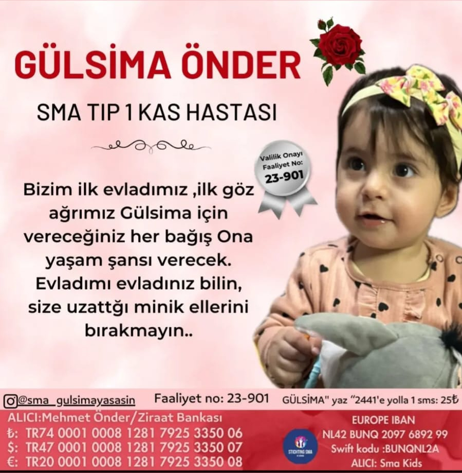 Türkiye Gülsima için “Tek yürek”