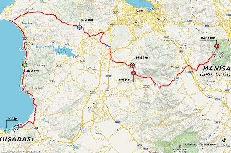 Cumhurbaşkanlığı Türkiye Bisiklet Turu İzmir'de: İşte kapanacak yollar