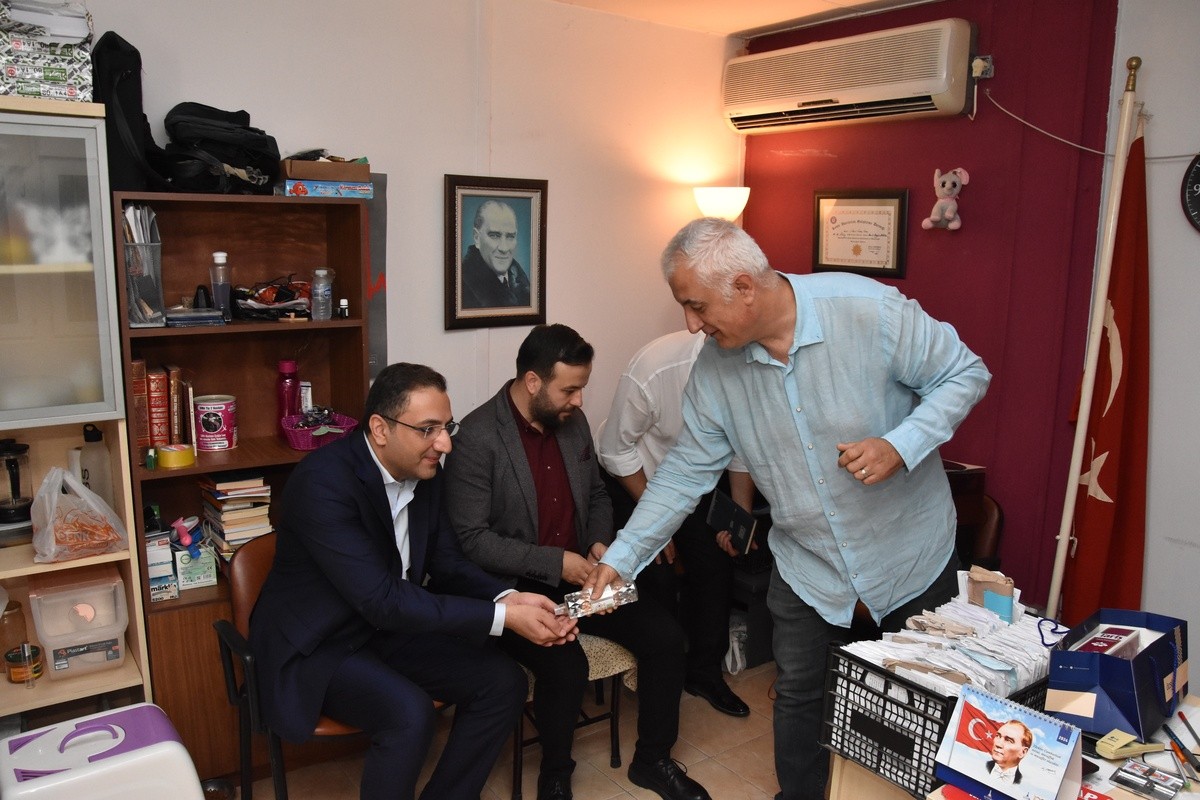 Yiğit'ten Muhtarlara bayram öncesi ziyaret