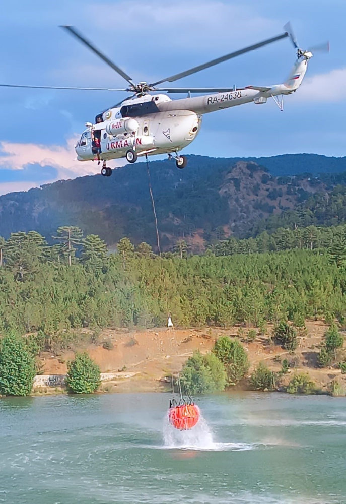 Denizlili çiftçinin 'ayran' ikramı Rus pilotu şaşırttı