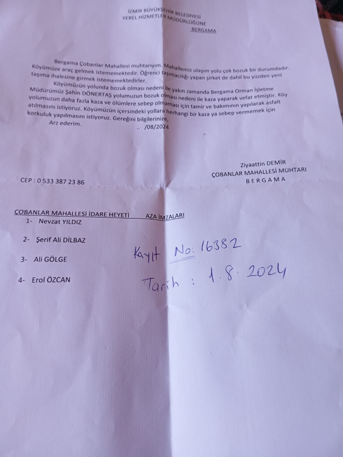 Bergama Orman İşletme Müdürü'nün ölümünde 'bozuk yol' iddiası