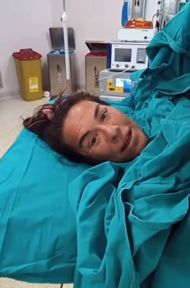 Oyuncu Filiz Taçbaş, yamaçtan inerken düştü