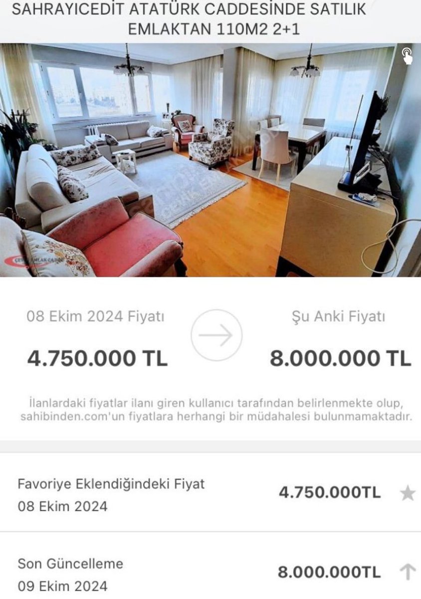 Kadıköy’de Şok! Evin Fiyatı Bir Günde 3 Milyon TL Arttı