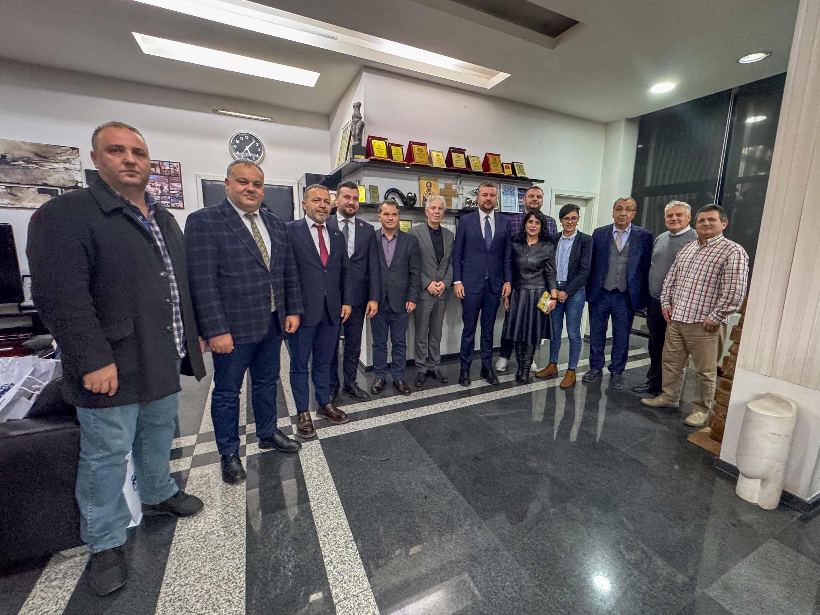 Başkan Görkem Duman Kuzey Makedonya’da temaslarda bulundu