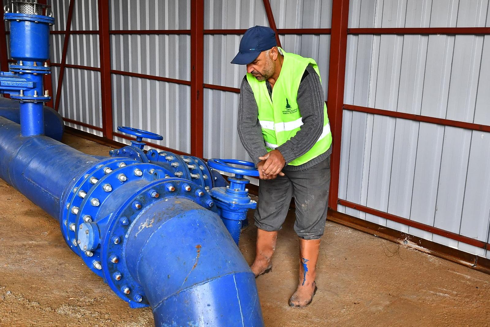 İzmir Büyükşehir Belediyesi’nden Dikili’de su devrimi