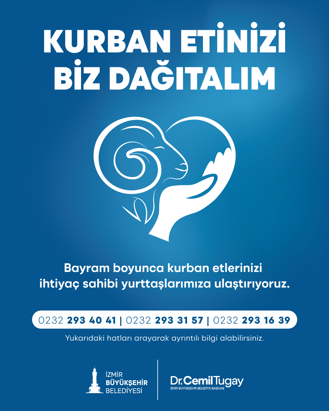 İzmir Büyükşehir Belediyesi’nden bağış köprüsü