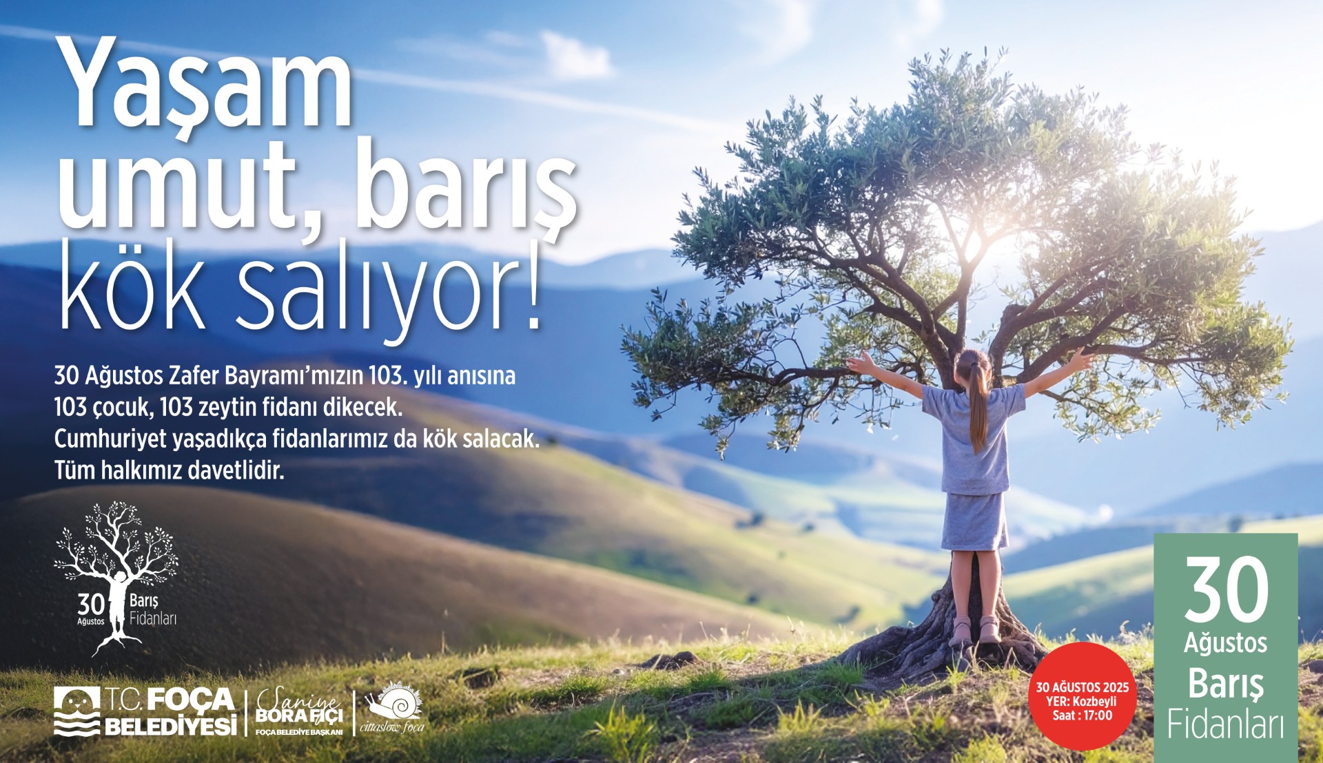 Foça’da “Yaşam, Umut ve Barış Fidanları Hareketi” Başlıyor