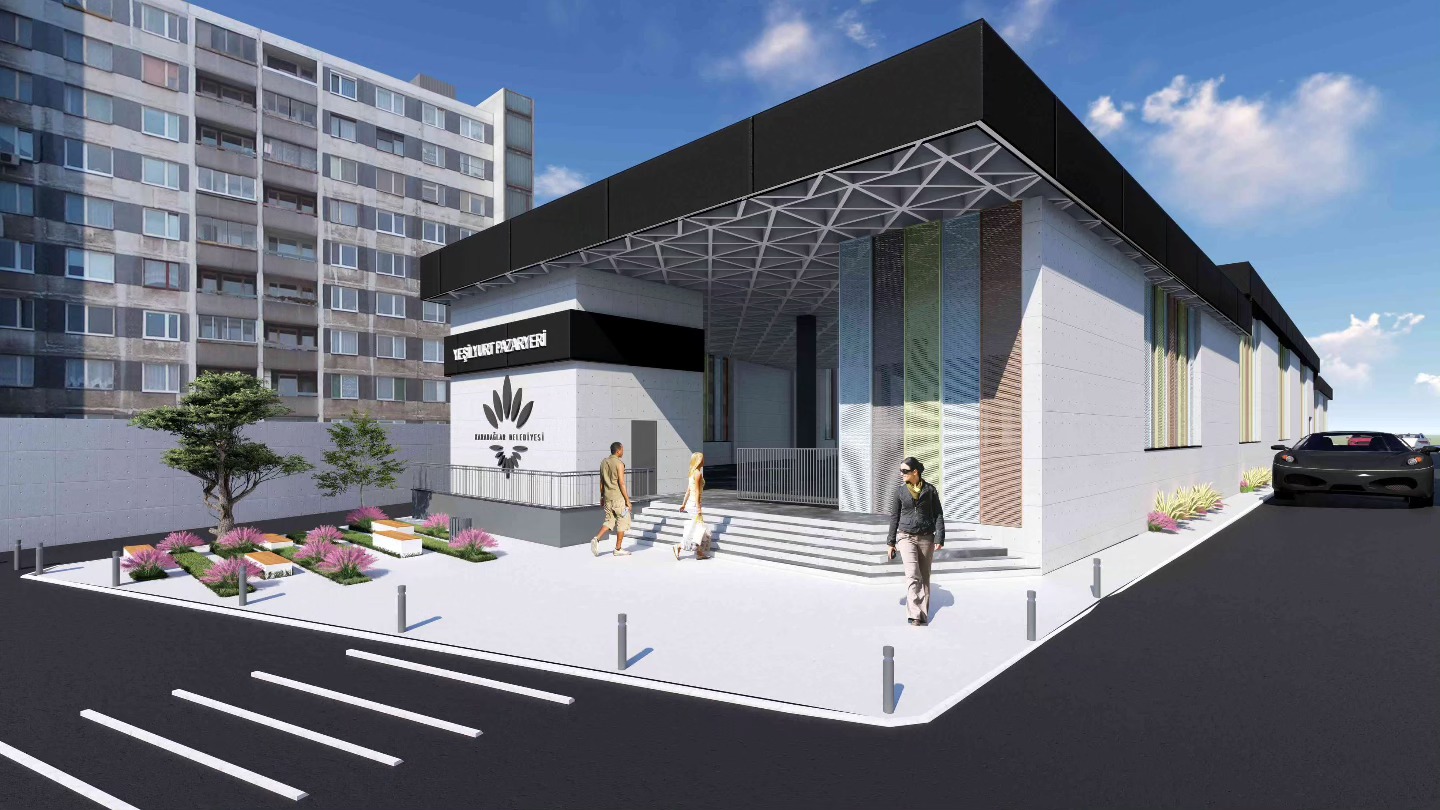 Yeşilyurt'a Modern Pazar Yeri Geliyor,