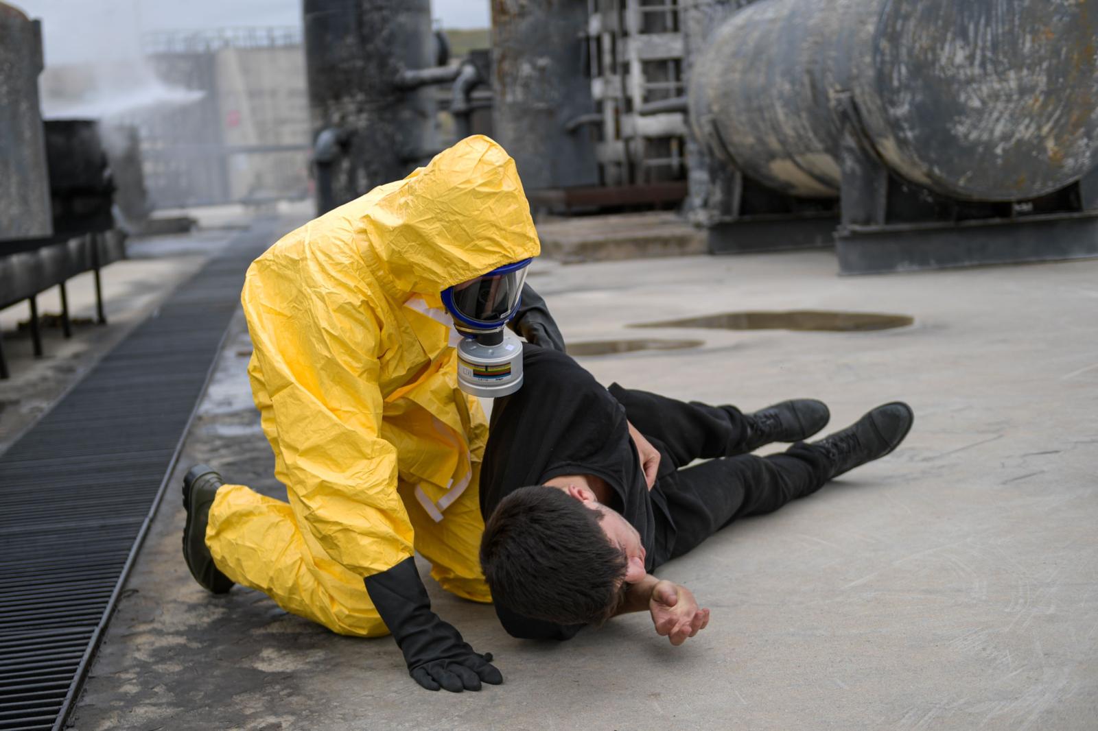 Yangın ve deprem tatbikatında o anlar yeniden yaşandı