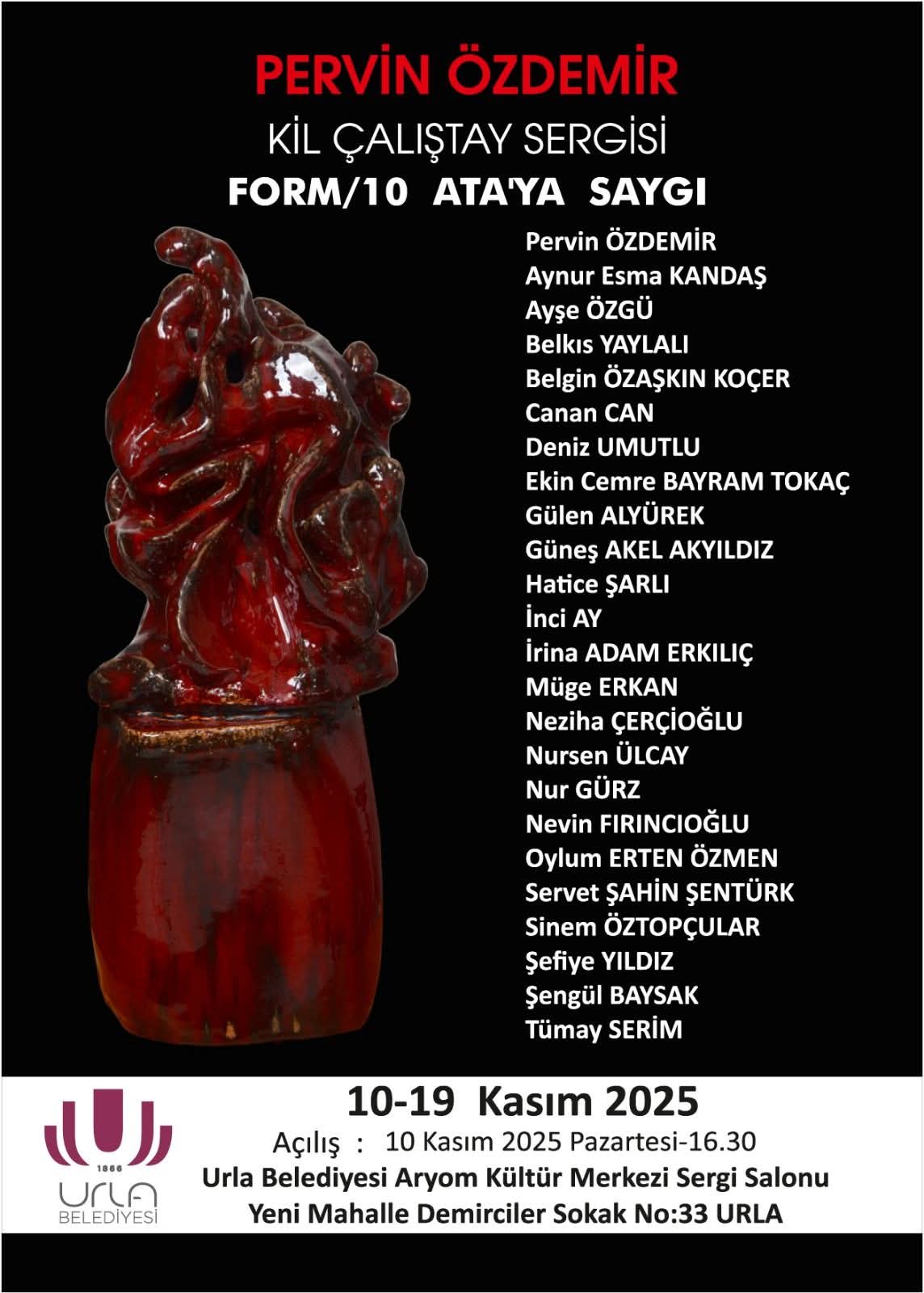 Pervin Özdemir’den Cumhuriyet’e Adanmış Bir Sergi: “Form 10 / ATA’YA SAYGI”