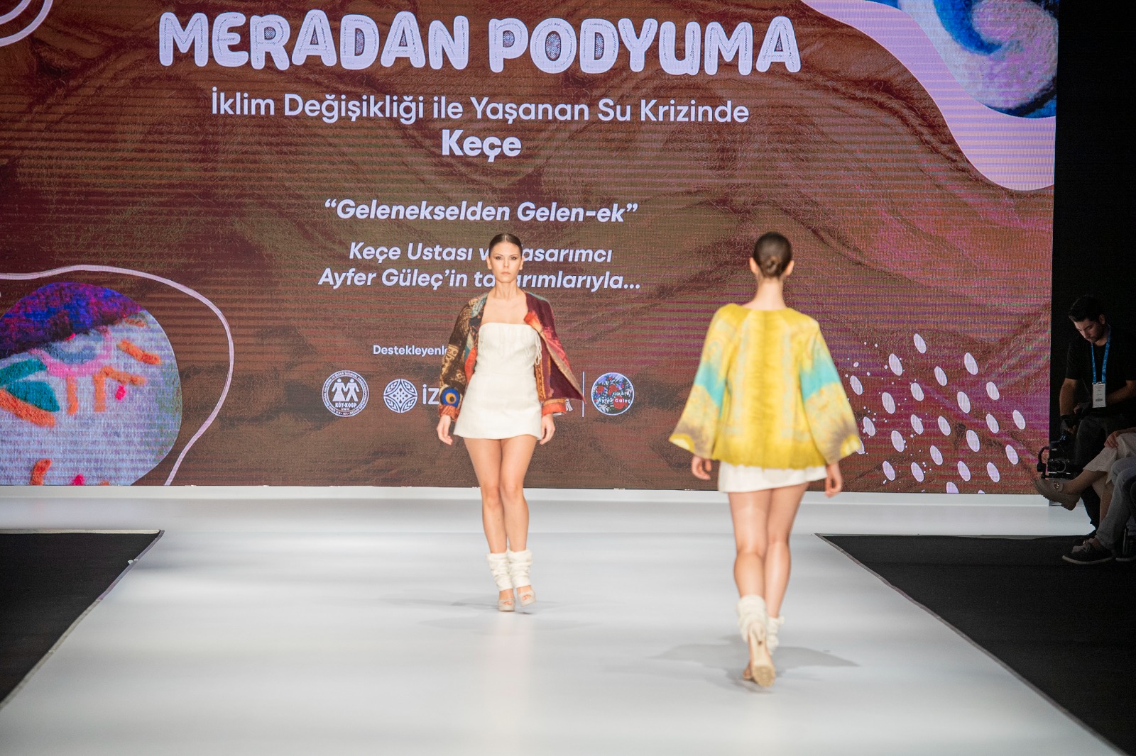 İklim Krizi ve Kuraklığa karşı keçe podyuma çıktı