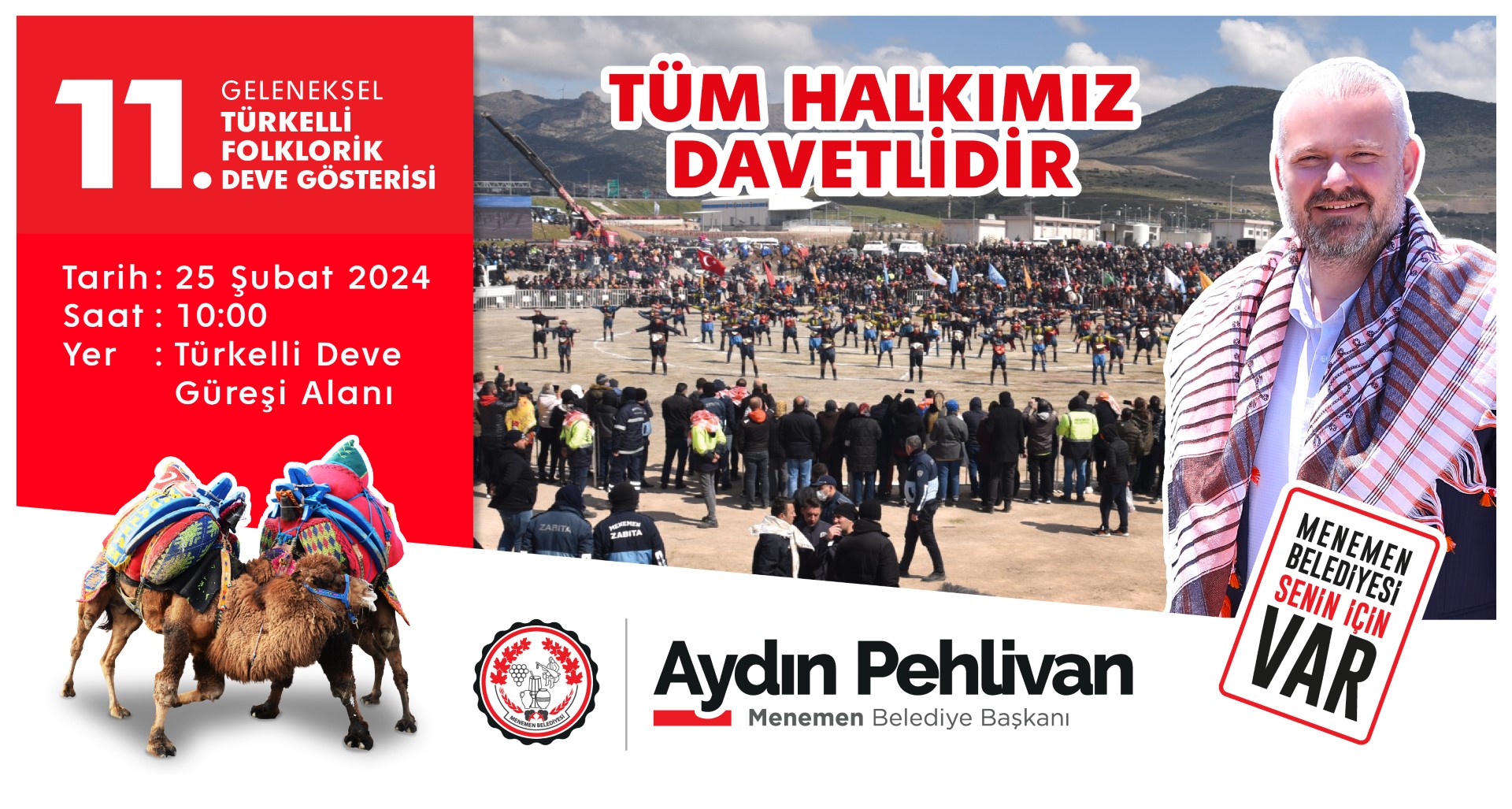 MENEMEN'DE DEVE GÖSTERİSİ HEYECANI YAŞANACAK