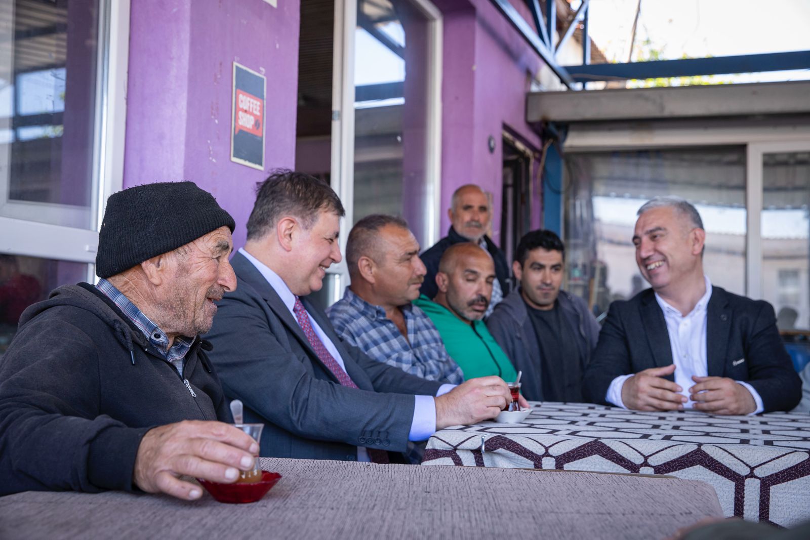 Deliktaş Köyü'ne sandık teşekkürü