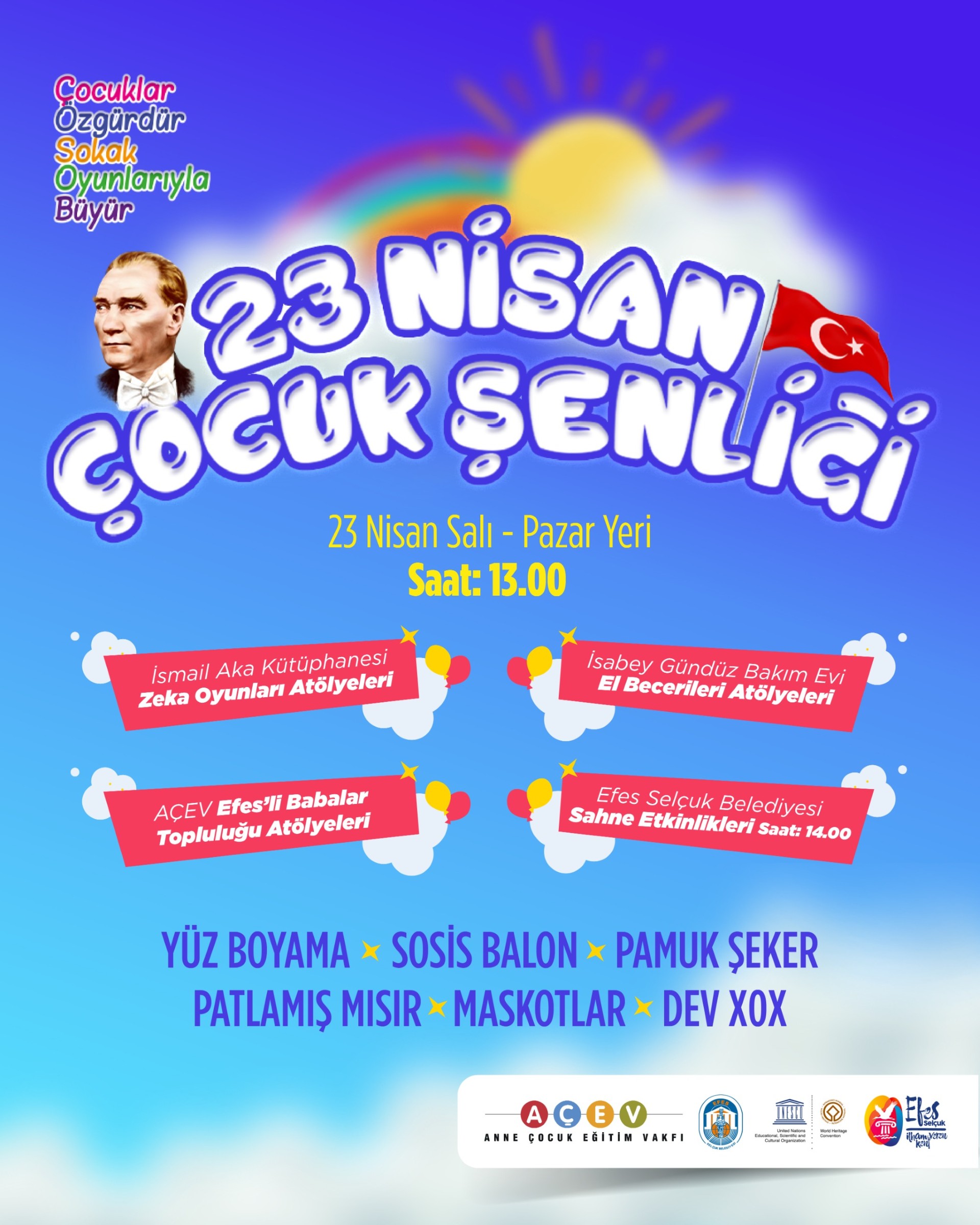 Çocuk Şenliği Efes Selçuk’a renk katacak"