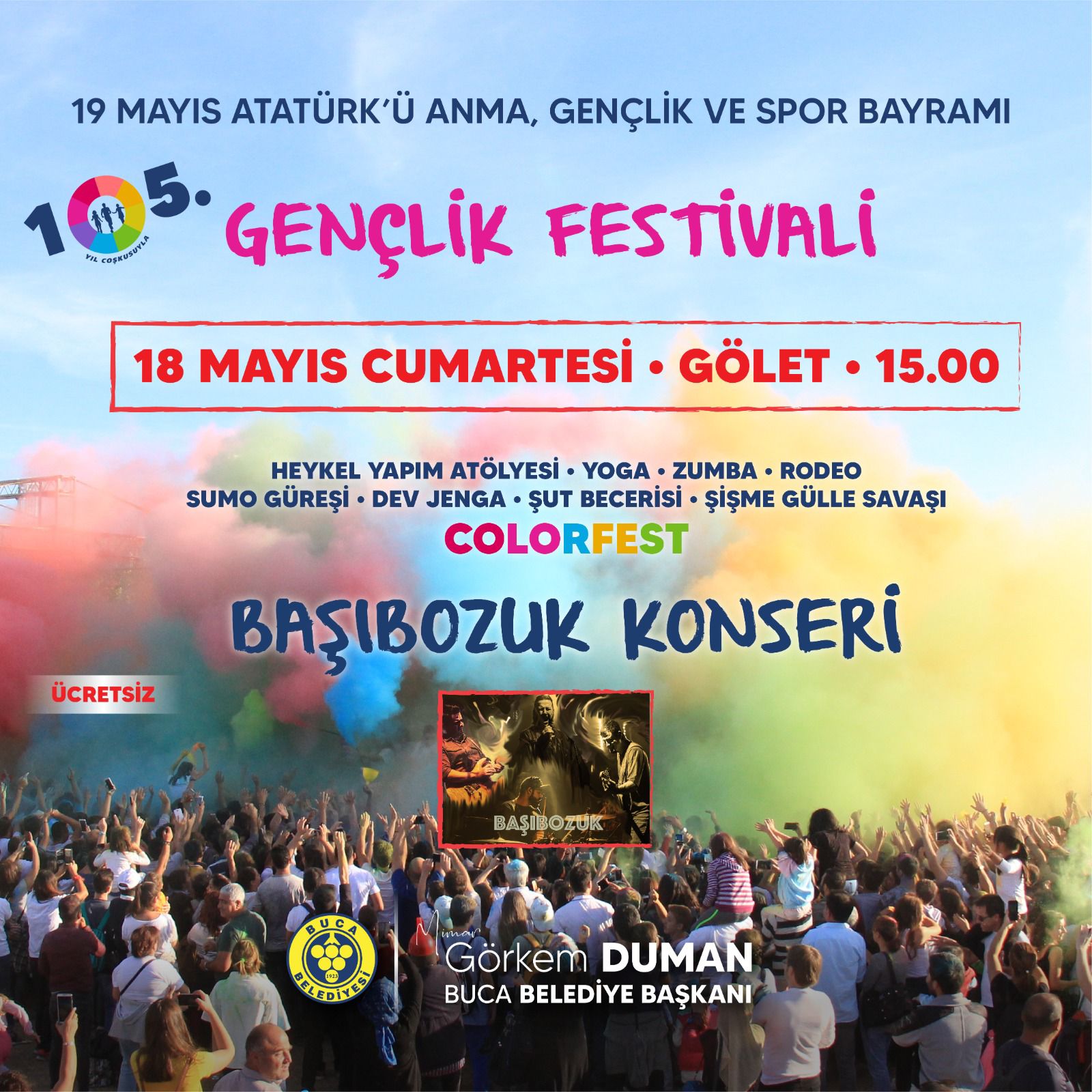 Başkan Duman’dan Gençlik Festivali’ne davet