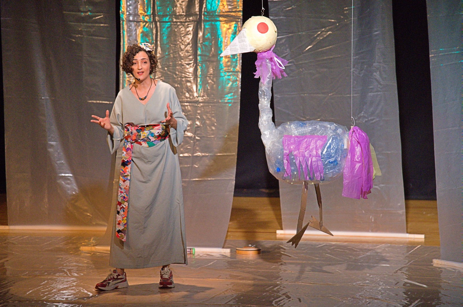 Geri dönüşümün önemi tiyatro ile anlatıldı