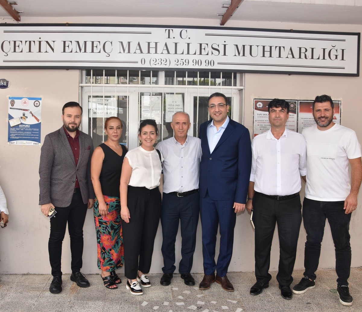 Yiğit'ten Muhtarlara bayram öncesi ziyaret