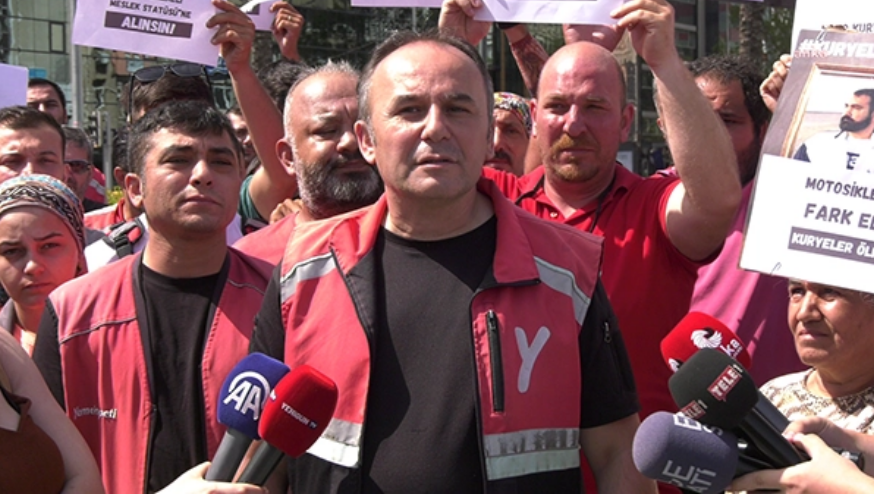 İzmir'de moto kuryelerden eylem: “Yaşamak istiyoruz”