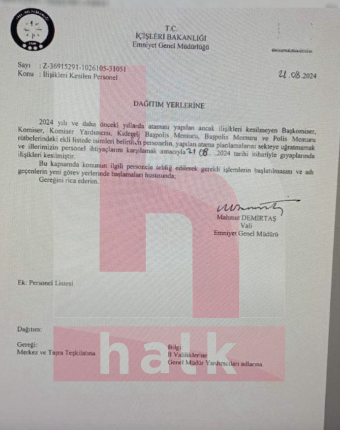 Emniyette 10 binlerce memuru şok eden karar!