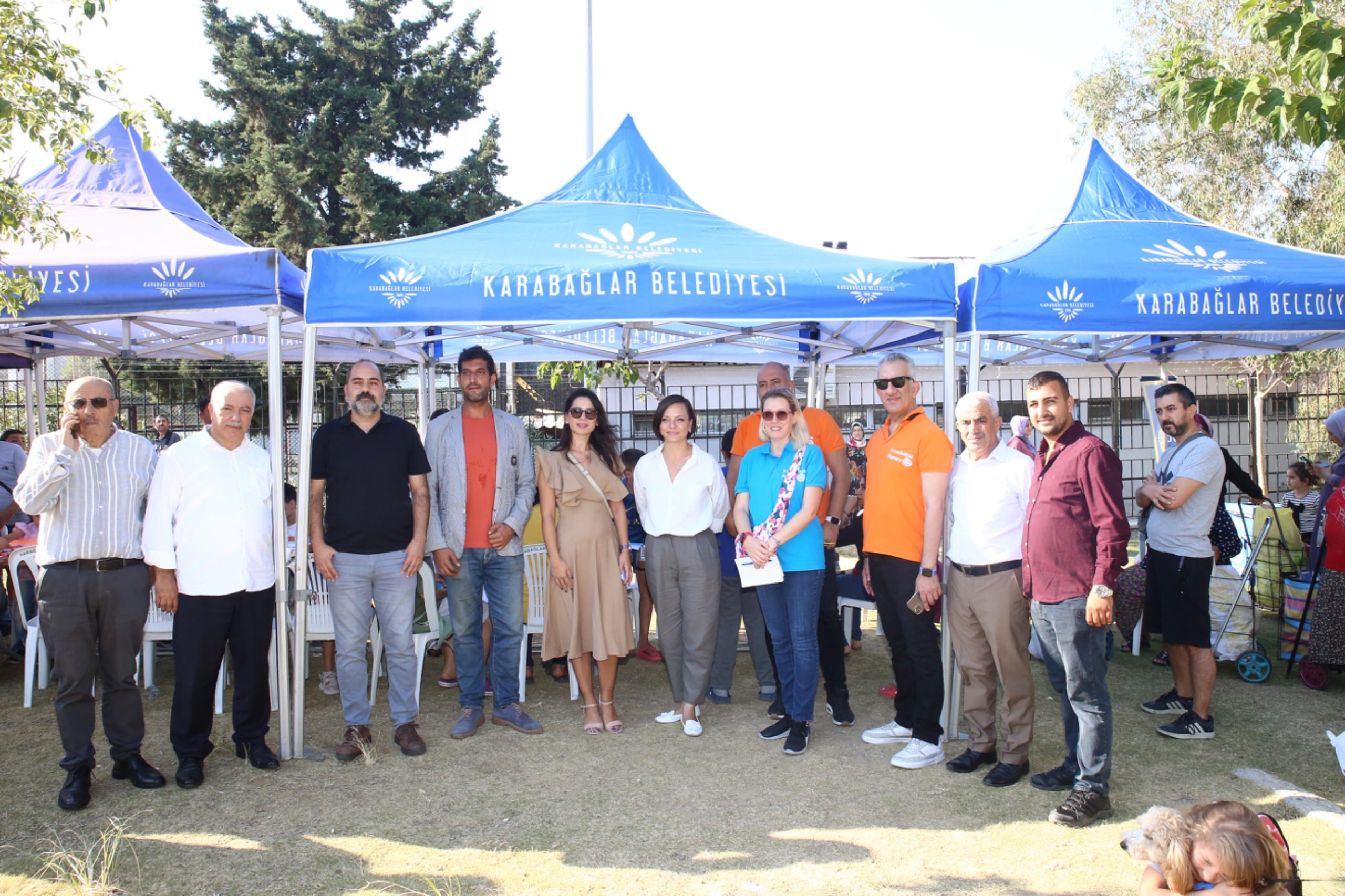 Karabağlarlı çocuklardan çevreye duyarlı etkinlik