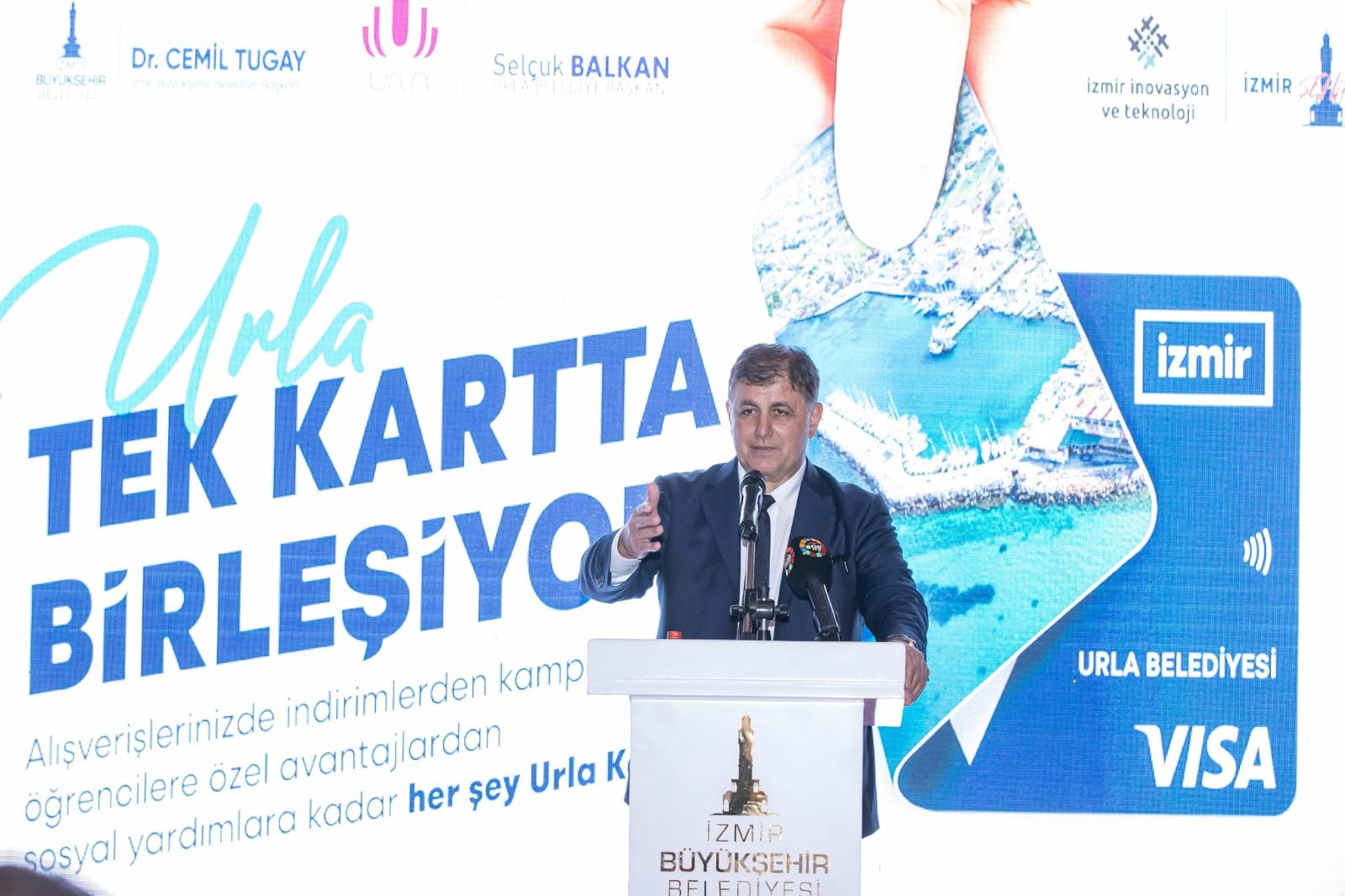 Başkan Tugay, Urla Kart'ı tanıttı “Dünyaya örnek olacağız”