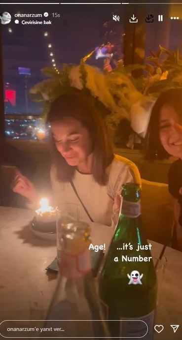Tescilli güzel Arzum Onan doğum gününü böyle kutladı! “Yaş sadece bir sayıdır”