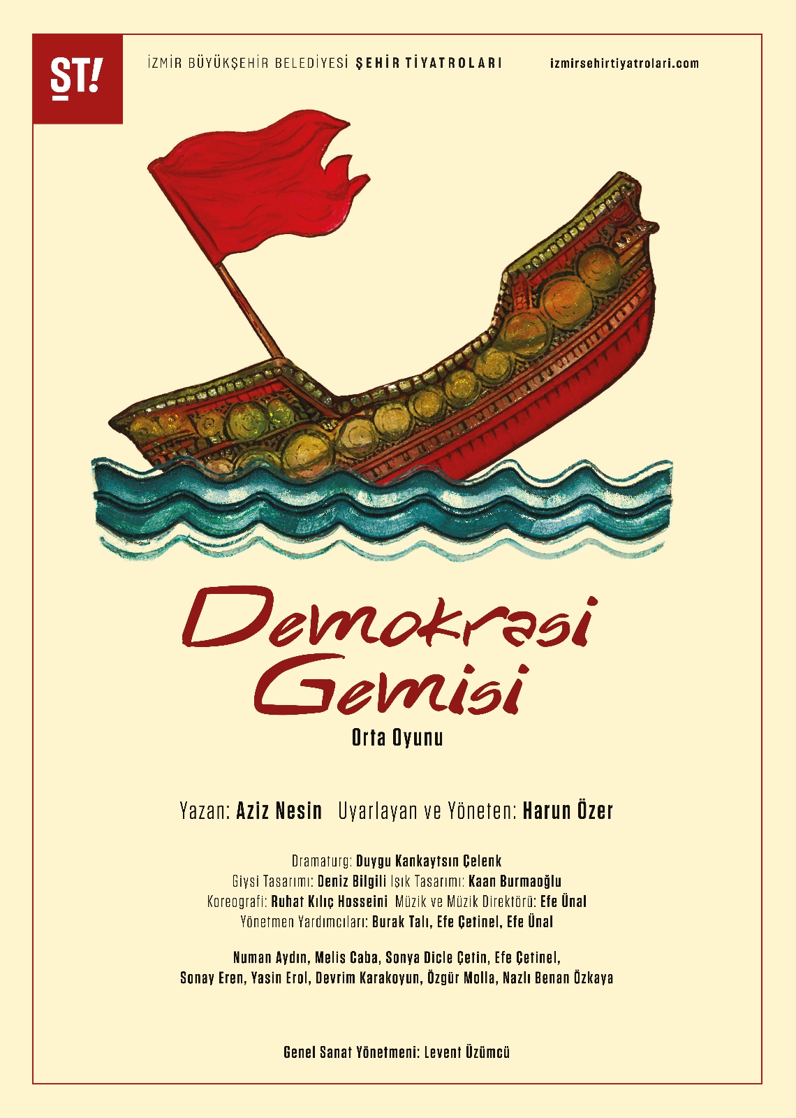 İzBBŞT yeni oyunu Demokrasi Gemisi ile Ramazan ayında sahnede olacak