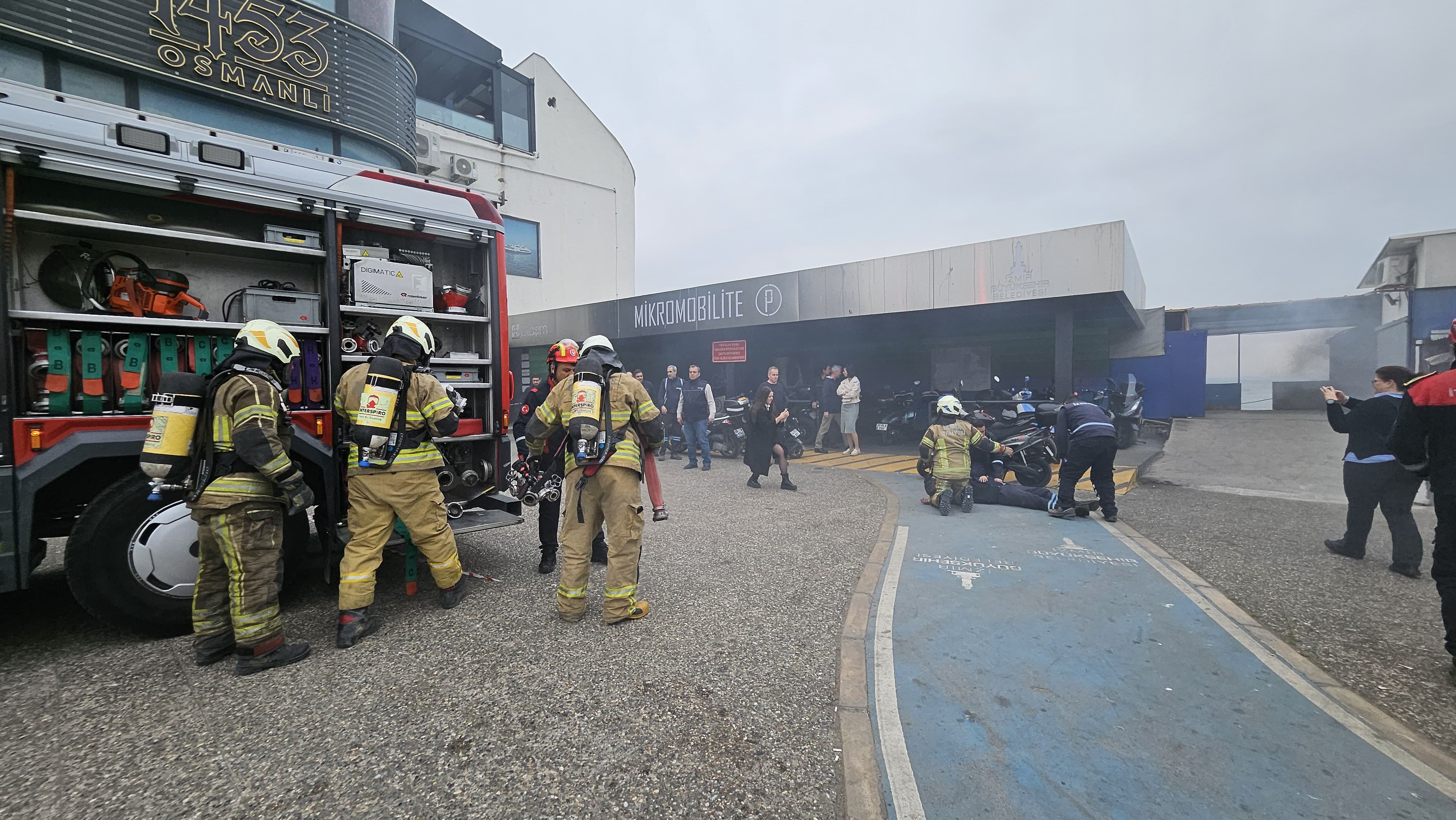 İZDENİZ’den yangın tatbikatı