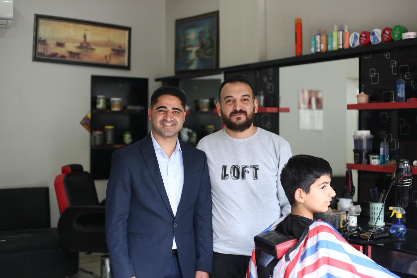 1 MAYIS EMEK VE DAYANIŞMA GÜNÜ’NDE BAŞKAN HARMAN'DAN İŞÇİ VE ESNAFLARA ANLAMLI ZİYARET