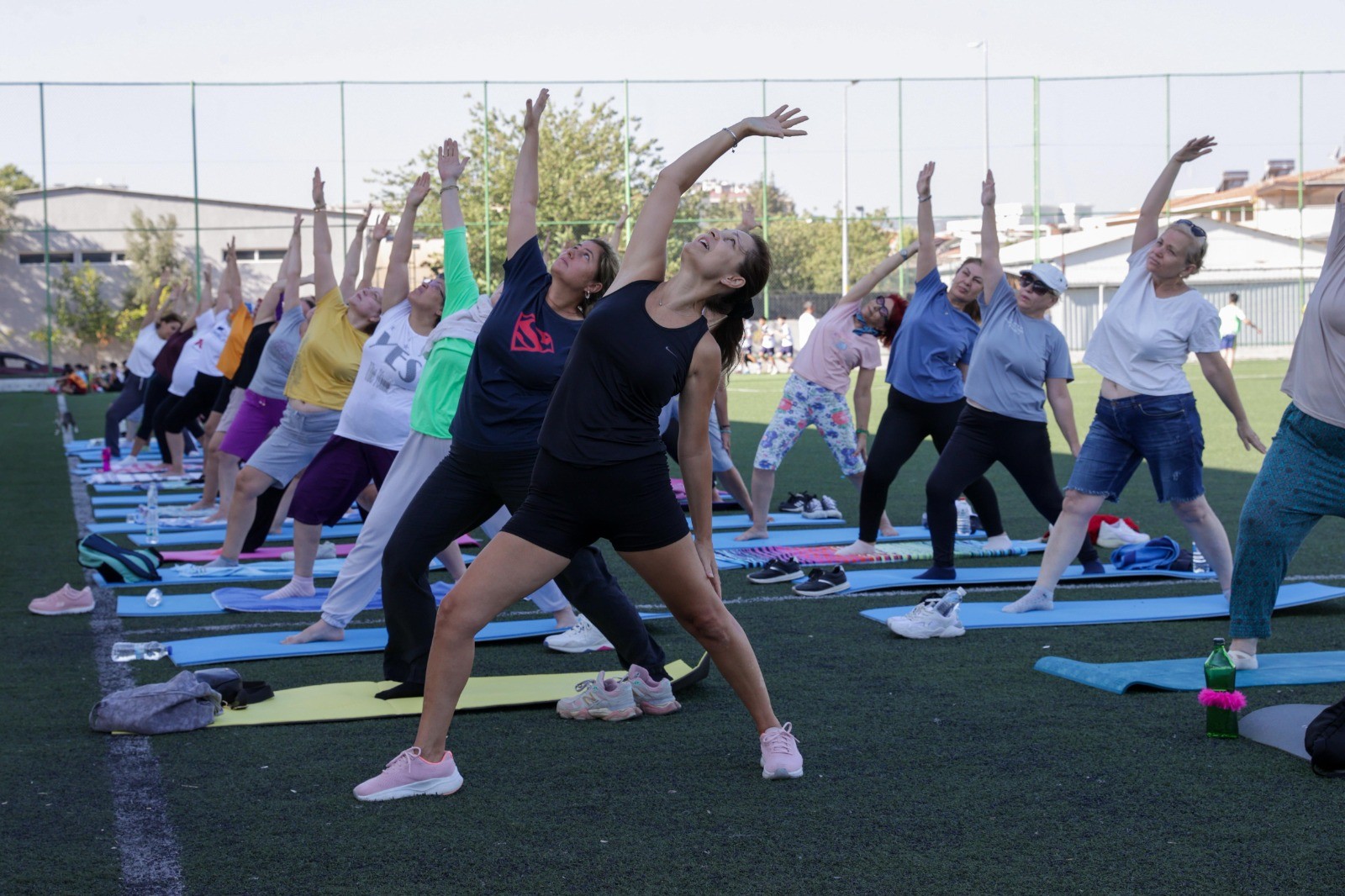 Bucalı kadınlardan yoga derslerine yoğun ilgi