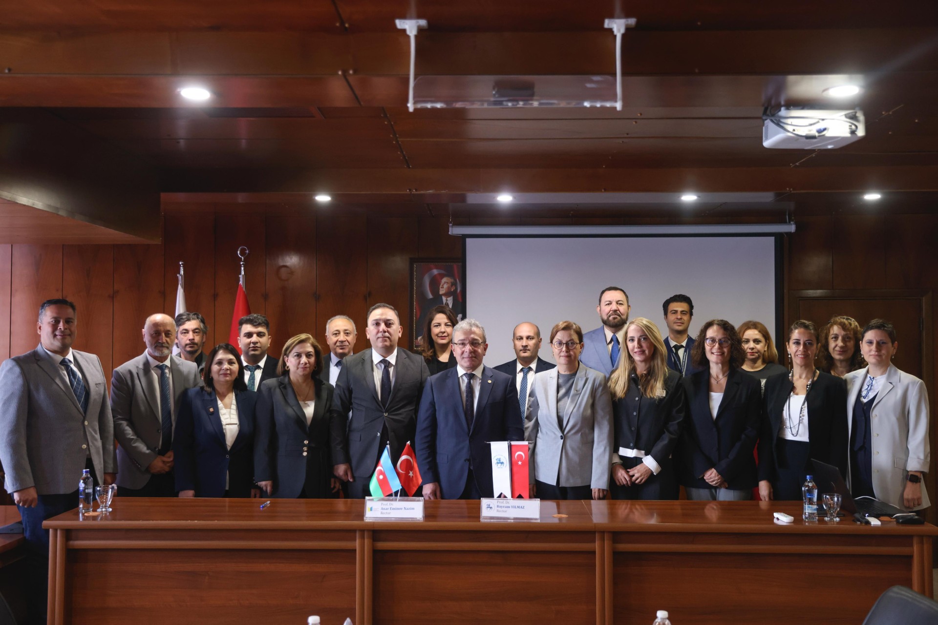 DEÜ İLE MİNGACHEVİR ÜNİVERSİTESİ ARASINDA İŞ BİRLİĞİ PROTOKOLÜ İMZALANDI