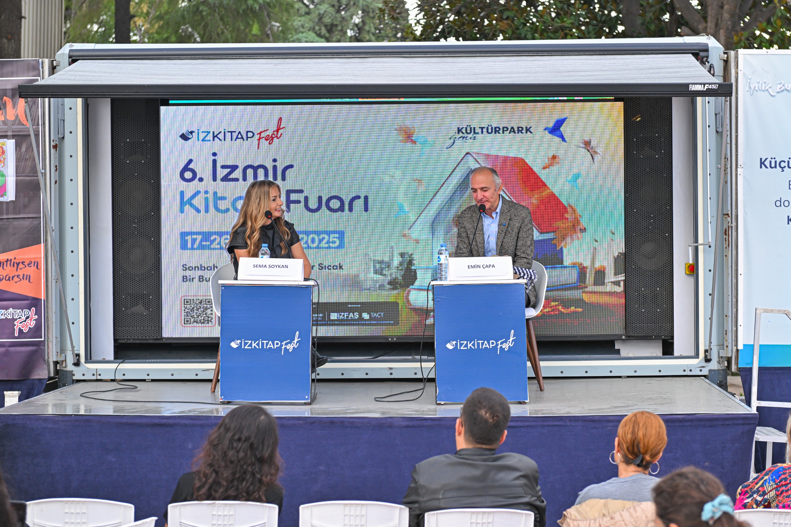 Emin Çapa ve Sema Soykan İZKİTAP’ta okuyucularla buluştu