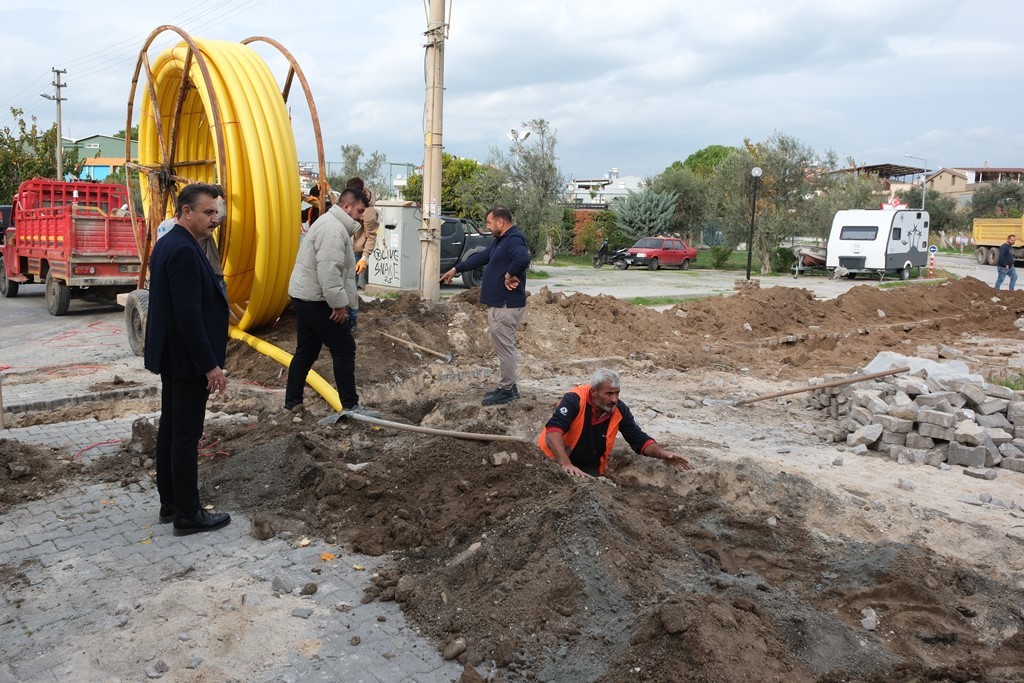 Dikili’de Doğal Gaz 4. Etap Çalışmaları Başladı