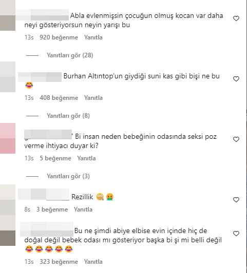Demet Evgar'dan kızının odasında cesur pozlar